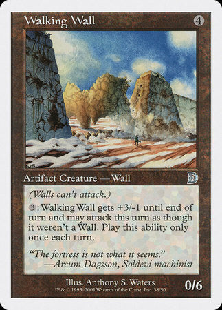 Walking Wall [Deckmasters] | Jomio and Rueliete's Cards and Comics