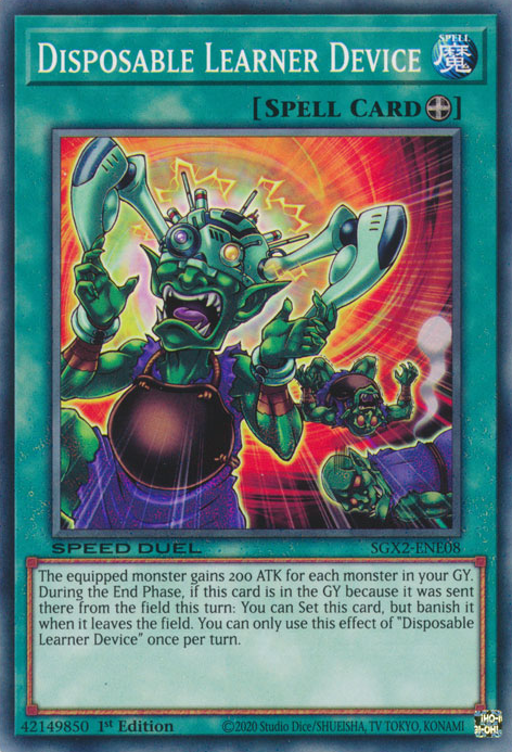 Disposable Learner Device [SGX2-ENE08] Common | Jomio and Rueliete's Cards and Comics