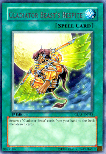 Gladiator Beast's Respite [GLAS-EN058] Rare | Jomio and Rueliete's Cards and Comics