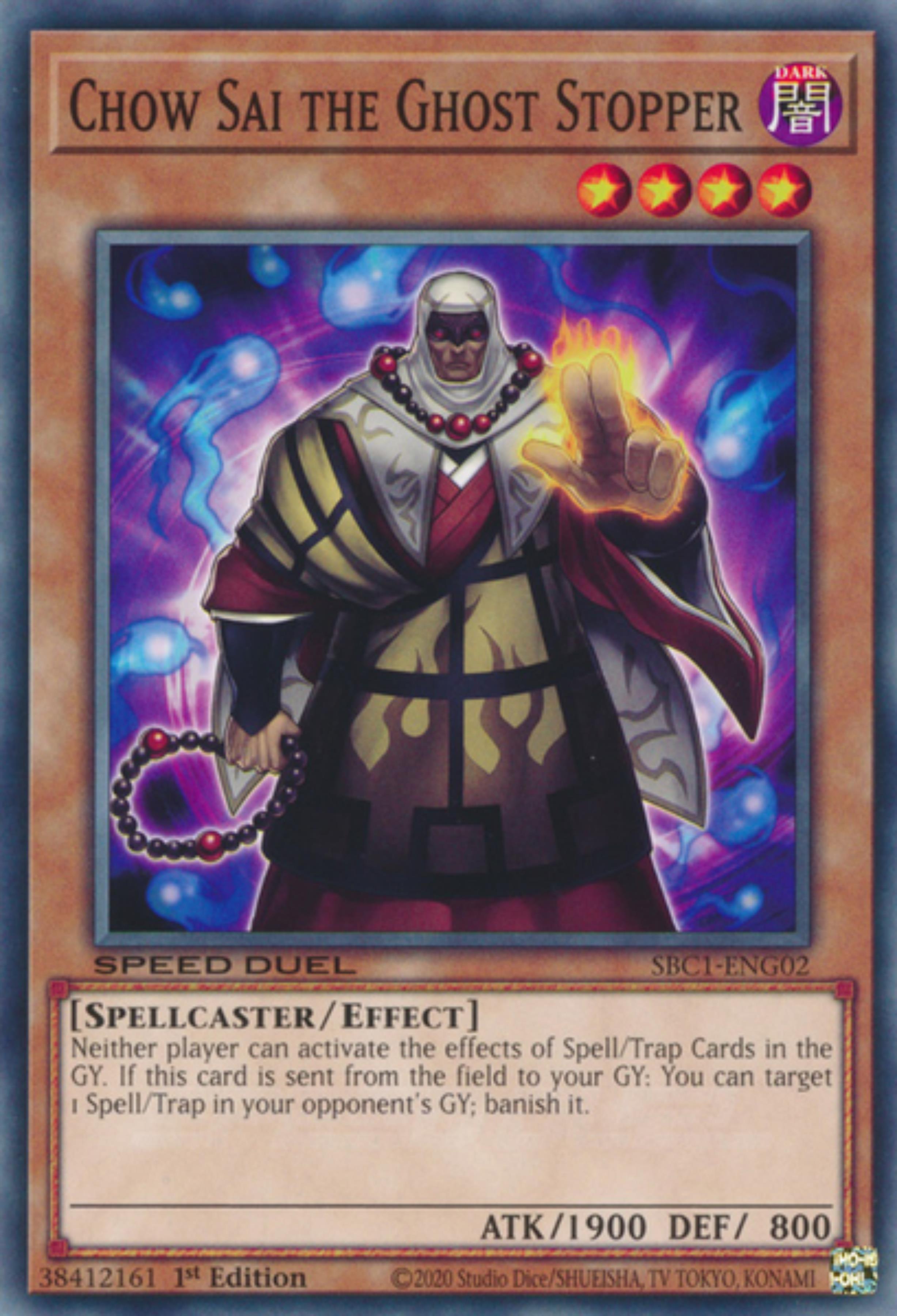Chow Sai the Ghost Stopper [SBC1-ENG02] Common | Jomio and Rueliete's Cards and Comics