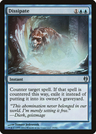 Dissipate [Duel Decks: Izzet vs. Golgari] | Jomio and Rueliete's Cards and Comics