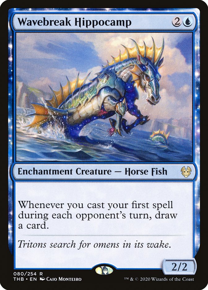Wavebreak Hippocamp [Theros Beyond Death] | Jomio and Rueliete's Cards and Comics