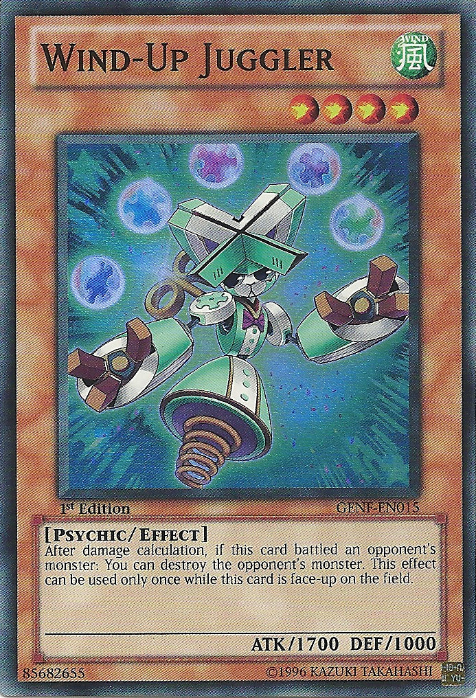 Wind-Up Juggler [GENF-EN015] Super Rare | Jomio and Rueliete's Cards and Comics