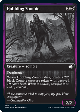 Hobbling Zombie [Innistrad: Double Feature] | Jomio and Rueliete's Cards and Comics