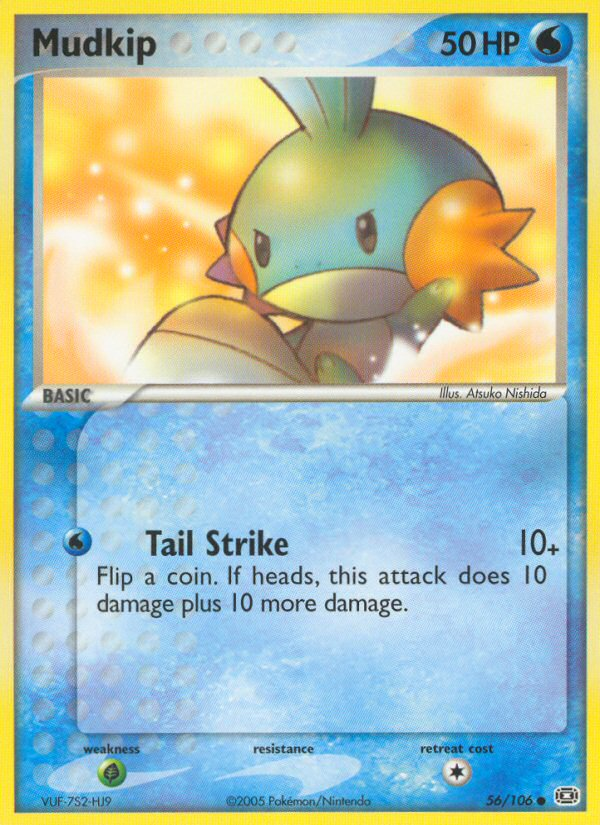 Mudkip (56/106) [EX: Emerald] | Jomio and Rueliete's Cards and Comics