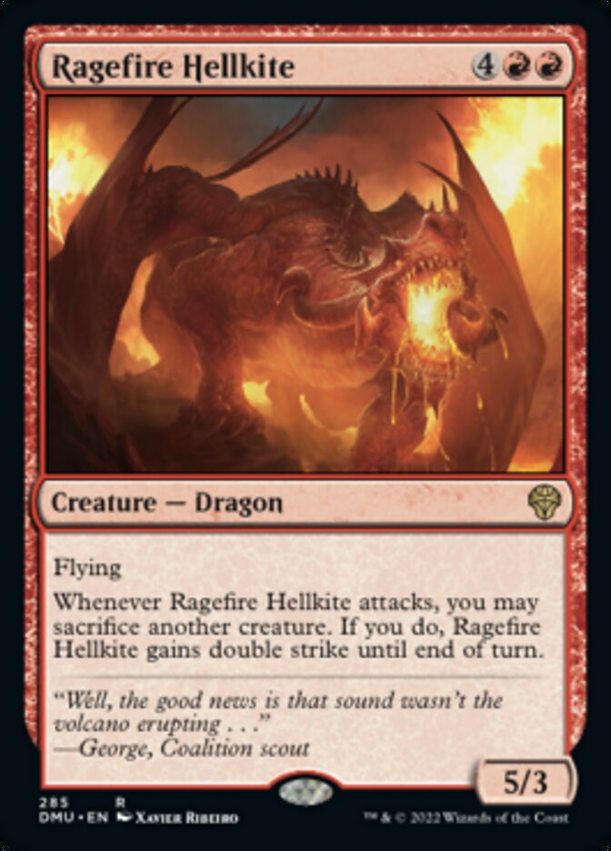 Ragefire Hellkite [Dominaria United] | Jomio and Rueliete's Cards and Comics