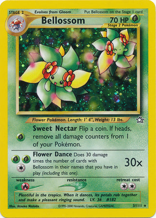 Bellossom (3/111) [Neo Genesis Unlimited] | Jomio and Rueliete's Cards and Comics
