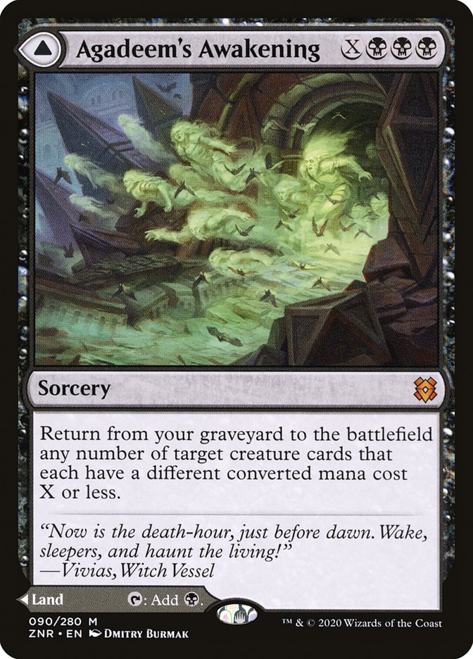 Agadeem's Awakening // Agadeem, the Undercrypt [Zendikar Rising] | Jomio and Rueliete's Cards and Comics
