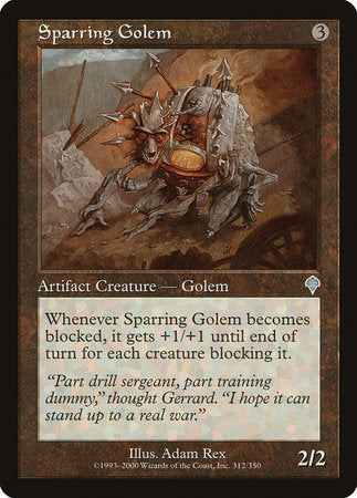 Sparring Golem [Invasion] | Jomio and Rueliete's Cards and Comics