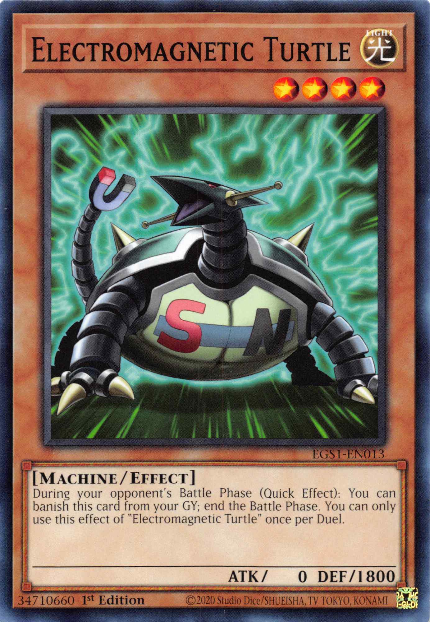 Electromagnetic Turtle [EGS1-EN013] Common | Jomio and Rueliete's Cards and Comics