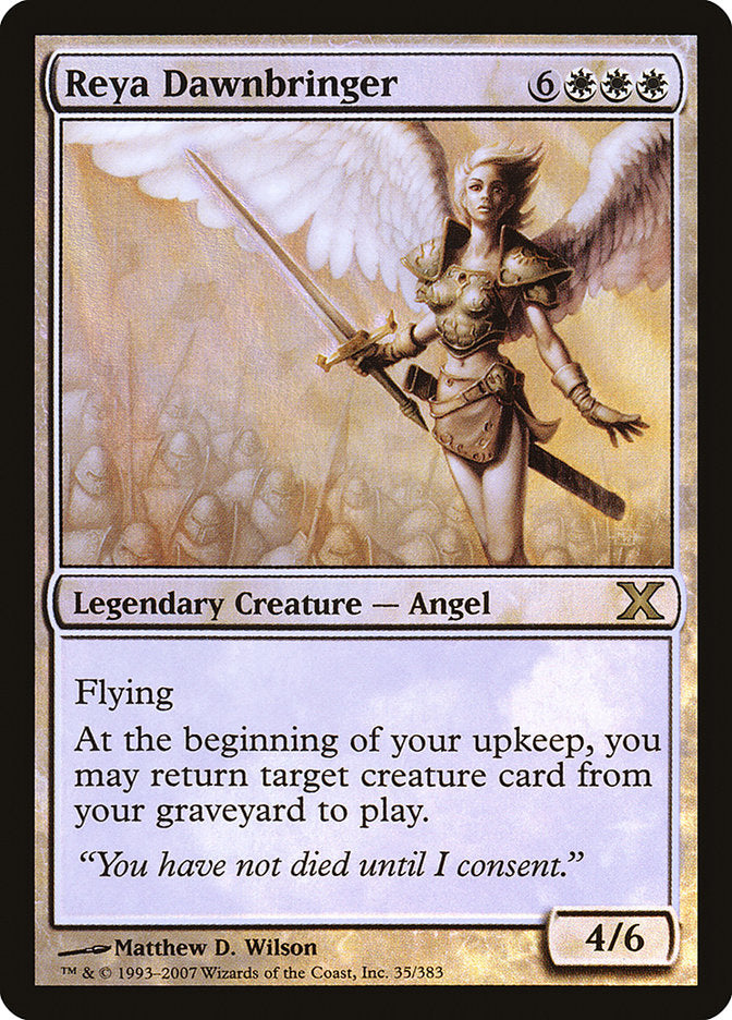 Reya Dawnbringer (Premium Foil) [Tenth Edition] | Jomio and Rueliete's Cards and Comics