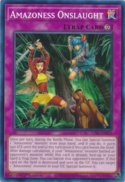Amazoness Onslaught [LDS1-EN025] Common | Jomio and Rueliete's Cards and Comics
