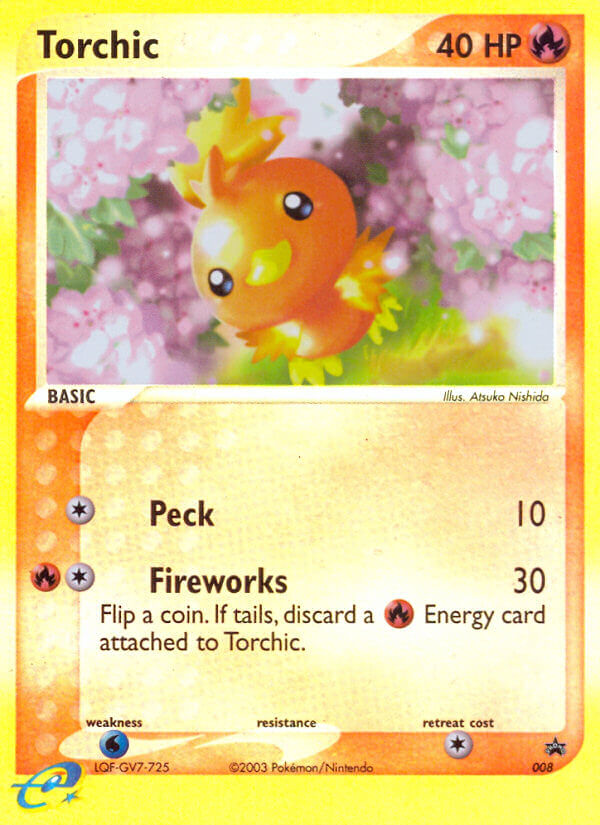 Torchic (008) [Nintendo: Black Star Promos] | Jomio and Rueliete's Cards and Comics