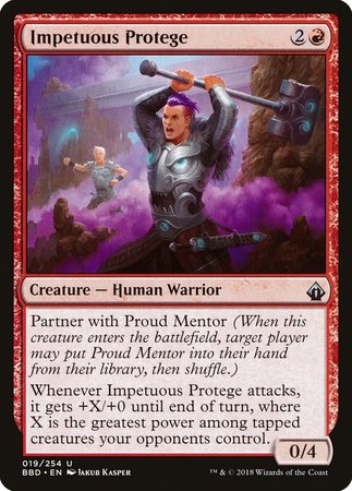 Impetuous Protege [Battlebond] | Jomio and Rueliete's Cards and Comics