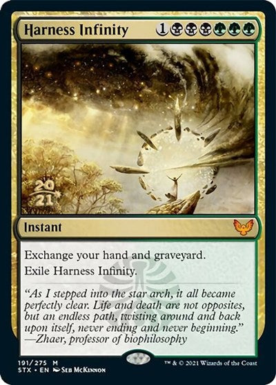 Harness Infinity [Strixhaven: School of Mages Prerelease Promos] | Jomio and Rueliete's Cards and Comics