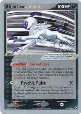Absol ex (92/108) (Flyvees - Jun Hasebe) [World Championships 2007] | Jomio and Rueliete's Cards and Comics