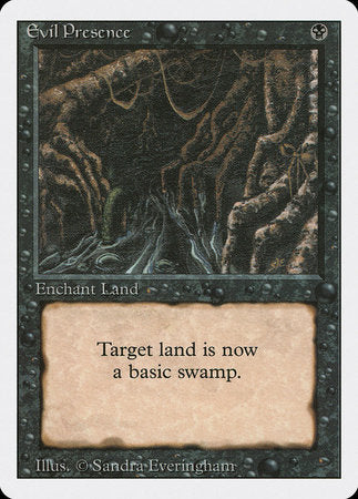 Evil Presence [Revised Edition] | Jomio and Rueliete's Cards and Comics