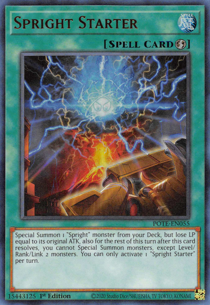 Spright Starter [POTE-EN055] Ultra Rare | Jomio and Rueliete's Cards and Comics