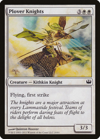 Plover Knights [Duel Decks: Knights vs. Dragons] | Jomio and Rueliete's Cards and Comics