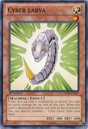 Cyber Larva [SDCR-EN007] Common | Jomio and Rueliete's Cards and Comics
