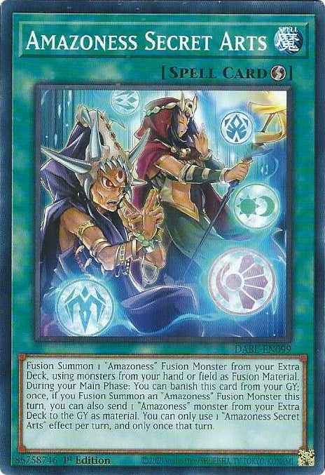 Amazoness Secret Arts [DABL-EN099] Common | Jomio and Rueliete's Cards and Comics
