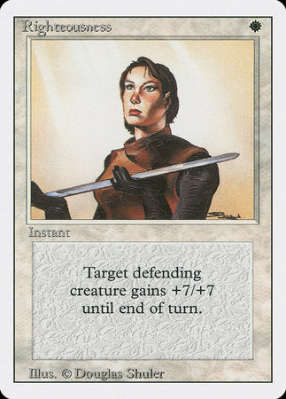 Righteousness [Revised Edition] | Jomio and Rueliete's Cards and Comics