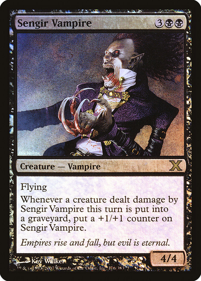 Sengir Vampire (Premium Foil) [Tenth Edition] | Jomio and Rueliete's Cards and Comics