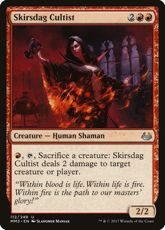Skirsdag Cultist [Modern Masters 2017] | Jomio and Rueliete's Cards and Comics