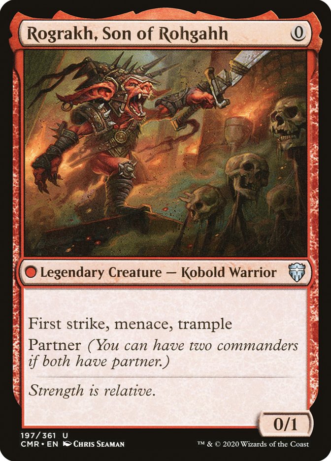 Rograkh, Son of Rohgahh [Commander Legends] | Jomio and Rueliete's Cards and Comics