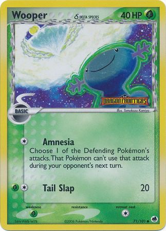 Wooper (71/101) (Delta Species) (Stamped) [EX: Dragon Frontiers] | Jomio and Rueliete's Cards and Comics
