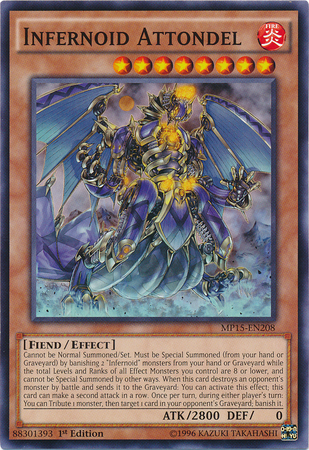Infernoid Attondel [MP15-EN208] Common | Jomio and Rueliete's Cards and Comics