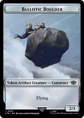 Ballistic Boulder // Food (0022) Double-Sided Token (Surge Foil) [The Lord of the Rings: Tales of Middle-Earth Tokens] | Jomio and Rueliete's Cards and Comics