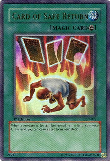 Card of Safe Return [LON-029] Ultra Rare | Jomio and Rueliete's Cards and Comics