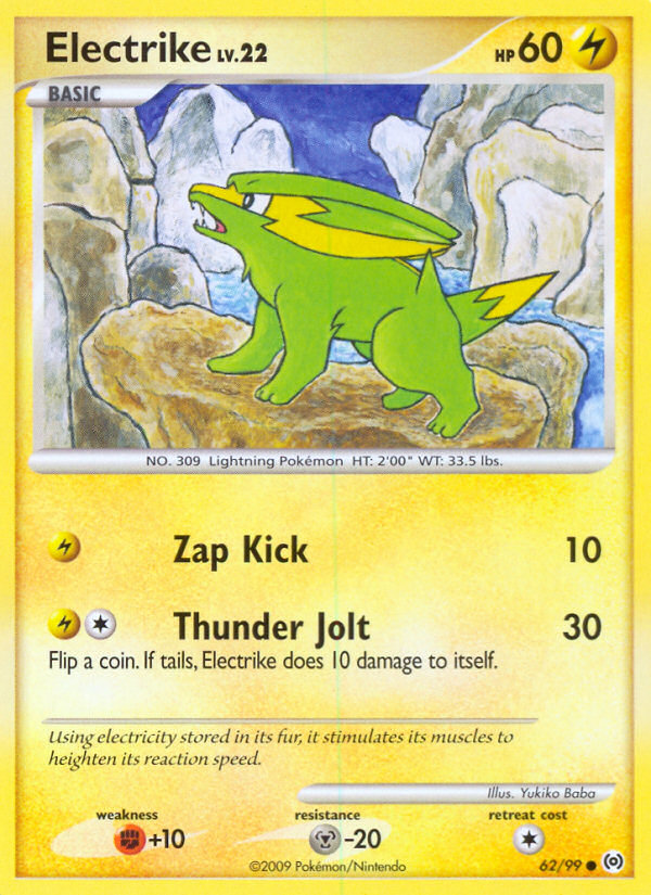Electrike (62/99) [Platinum: Arceus] | Jomio and Rueliete's Cards and Comics