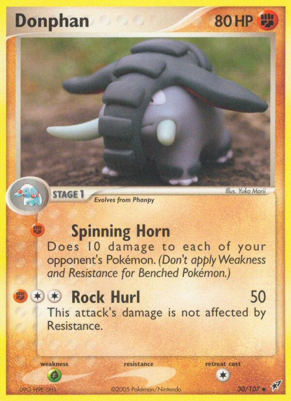 Donphan (30/107) [EX: Deoxys] | Jomio and Rueliete's Cards and Comics