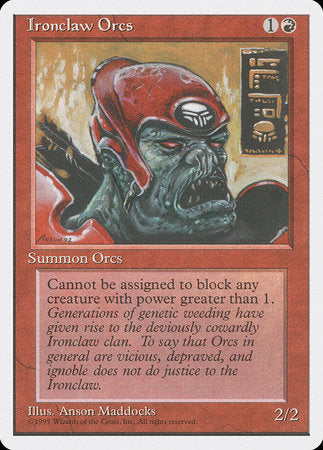 Ironclaw Orcs [Fourth Edition] | Jomio and Rueliete's Cards and Comics