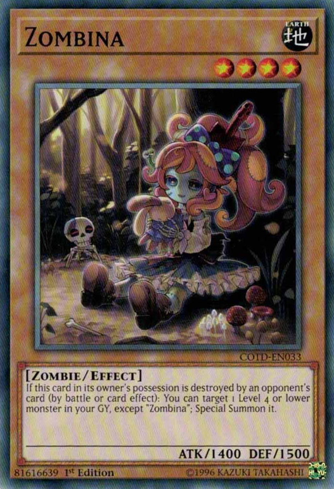 Zombina [COTD-EN033] Common | Jomio and Rueliete's Cards and Comics