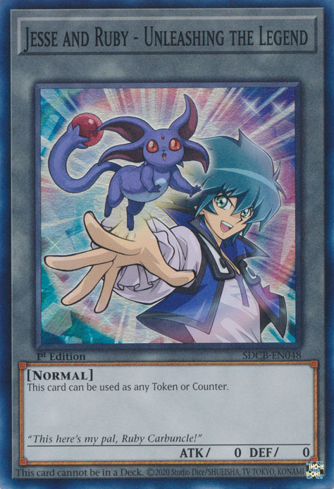 Jesse and Ruby - Unleashing the Legend [SDCB-EN048] Super Rare | Jomio and Rueliete's Cards and Comics
