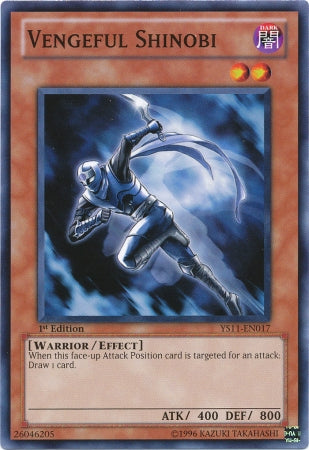 Vengeful Shinobi [YS11-EN017] Common | Jomio and Rueliete's Cards and Comics