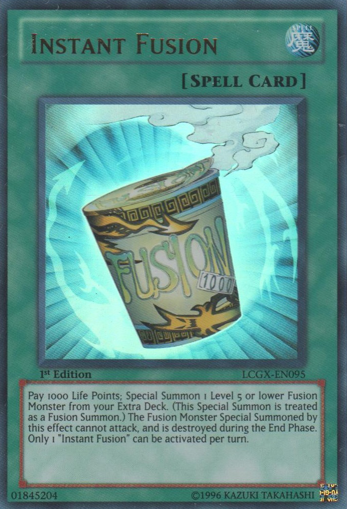 Instant Fusion [LCGX-EN095] Ultra Rare | Jomio and Rueliete's Cards and Comics