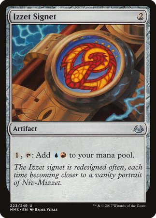 Izzet Signet [Modern Masters 2017] | Jomio and Rueliete's Cards and Comics