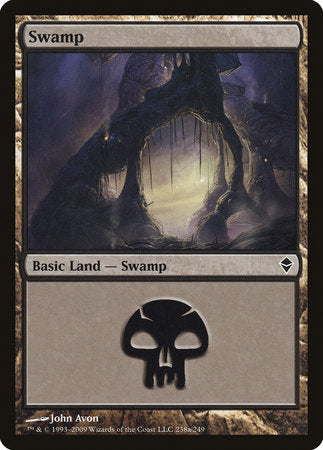 Swamp (238a) [Zendikar] | Jomio and Rueliete's Cards and Comics