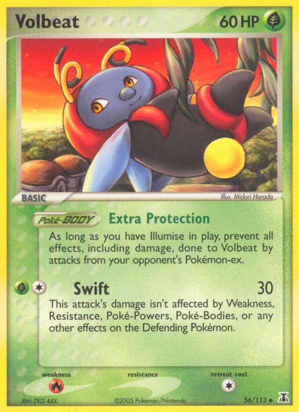 Volbeat (56/113) [EX: Delta Species] | Jomio and Rueliete's Cards and Comics