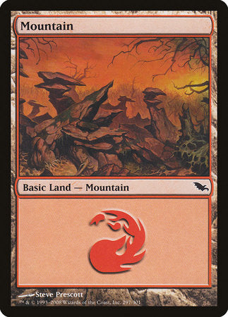 Mountain (297) [Shadowmoor] | Jomio and Rueliete's Cards and Comics
