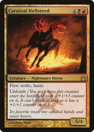 Carnival Hellsteed [Return to Ravnica] | Jomio and Rueliete's Cards and Comics