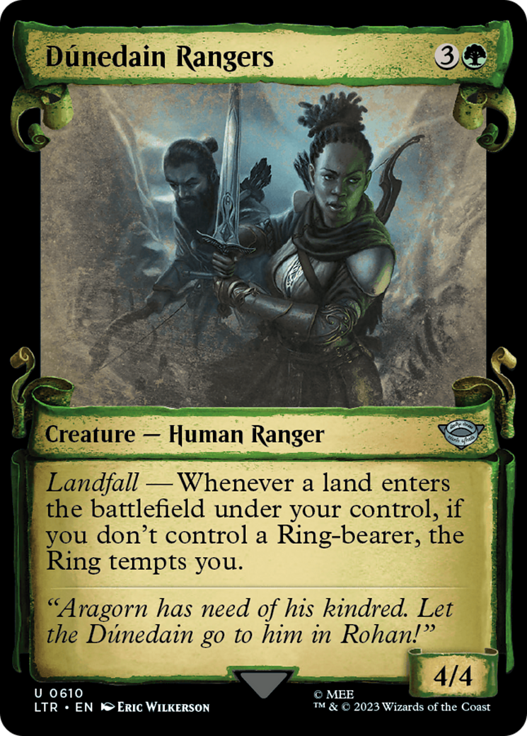 Dunedain Rangers [The Lord of the Rings: Tales of Middle-Earth Showcase Scrolls] | Jomio and Rueliete's Cards and Comics