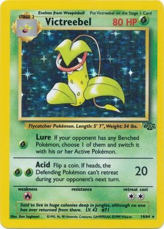Victreebel (14/64) [Jungle Unlimited] | Jomio and Rueliete's Cards and Comics