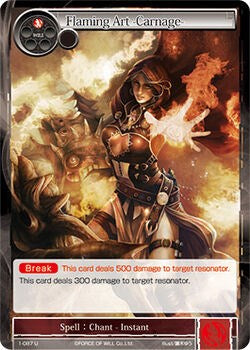 Flaming Art -Carnage- (1-087) [The Dawn of Valhalla] | Jomio and Rueliete's Cards and Comics