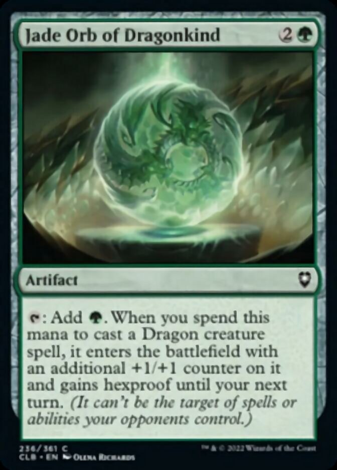 Jade Orb of Dragonkind [Commander Legends: Battle for Baldur's Gate] | Jomio and Rueliete's Cards and Comics