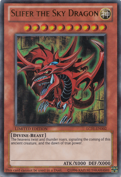 Slifer the Sky Dragon [LC01-EN002] Ultra Rare | Jomio and Rueliete's Cards and Comics
